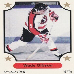 Wade Gibson - 1991 7th Inning Sketch "Tomorrow's Stars Today" Hockey Card